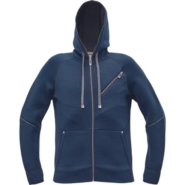 CERVA NEURUM mikina s kapucí navy XS 0306013041000