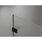 MEXEN/S - Lunar-B sprchovací kút dvere krídlové ľavá 85 x 70, transparent, čierna 832-085-070-70-00-L