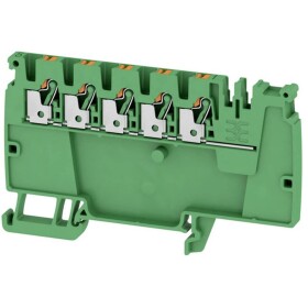 Weidmüller 2614110000 rozvodná svorkovnice 5.1 mm pružinové pripojenie, zástrčka zelenožltá 50 ks; 2614110000