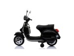 Mamido Detský elektrický skúter Vespa čierna