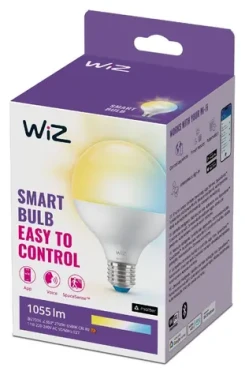 WiZ E27 G95 / Chytrá LED žiarovka / Wi-Fi/Bluetooth / 2700-6500K / 11W / 1055 lm / stmievateľná (SKL000470108)
