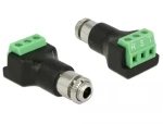 DeLock Svorkovnica 3 pin stereo jack samica 3.5 mm pre inštaláciu (65878-D)