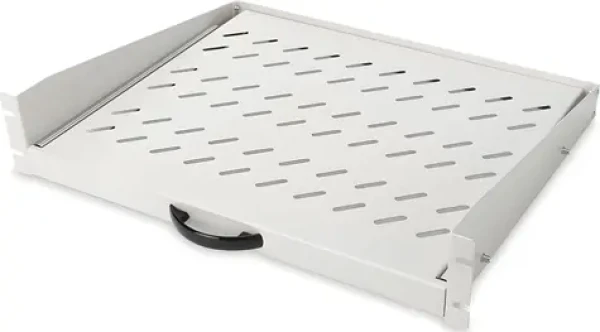 Digitus výsuvná polica 19" 2U šedá / Polica / Nosnosť 30 kg / 483x367x88 mm (DN-19-TRAY-2-450)