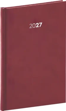 NOTIQUE Balakon 2027 bordó / Týždenný diár / A5 / 15 × 21 cm