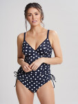 Vrchný diel plaviek Swimwear Anya Riva Spot Balconnet Tankini navy/vanilla SW1451 75E