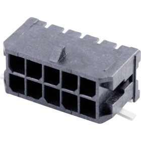 Molex vstavaná pinová lišta (štandardná) Počet pólov 10 Raster (rozteč): 3 mm 430451010 1 ks Tape on Full reel; 430451010