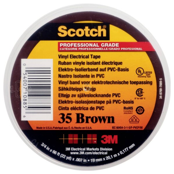 3M Scotch 35-19X20BRNEW 7100239020 izolačná páska 1 ks; 7100239020