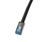 LogiLink CQ7063S čierna / Sieťový kábel / Cat6A S/FTP / vonkajší / 3 m / RJ45 (CQ7063S)