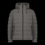Pánska zimná športová bunda s kapucňou CMP sivá (34K0167/E910) 54