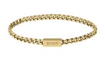 Hugo Boss Nadčasový pozlátený náramok Chain for Him 1580172 19 cm