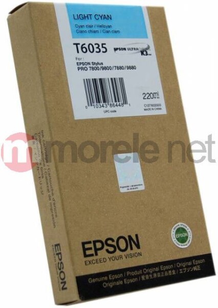 Epson Toner T603 light cyan 220ml Stylus Pro 7880/9880/7800/9800 (C13T603500)