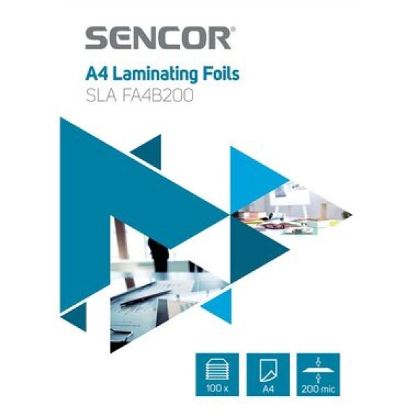 Sencor SLA FA4B200 Laminovacia fólia A4/200mic (100ks) (8590669297702)