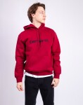 Carhartt WIP Hooded Carhartt Sweat Scarlet/Graphite M