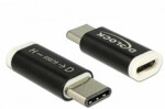 Delock adaptér USB 2.0 Micro-B samica (zariadenie) gt; USB Type-C 2.0 samec (zariadenie) (65678 )