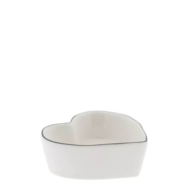 Bastion Collections Keramická mištička Heart Shape