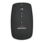 Esperanza EM120K Saturn čierna / bezdrôtová optická myš / 1600 DPI / 2.4 GHz / USB prijímač / 4 hr. (EM120K)