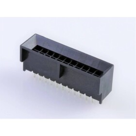 Molex vstavaná pinová lišta (štandardná) Počet pólov 22 444322203 1 ks Tray; 444322203