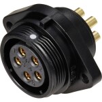 Weipu SP2113 / S 5 guľatý faston, 1 ks; SP2113 / S 5