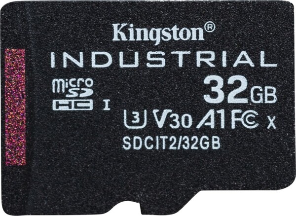 Kingston Industrial MicroSDHC 32 GB Class 10 UHS-I/U3 A1 V30 (SDCIT2/32GB)