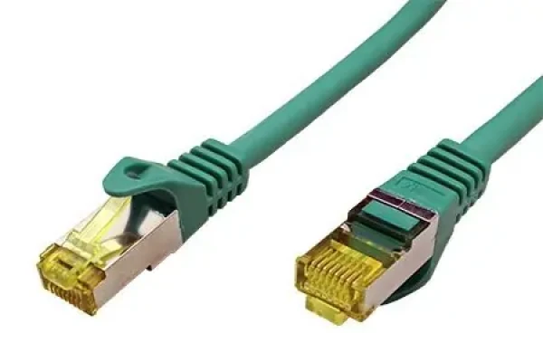Goobay patch kábel S/FTP Cat.7 zelená / Sieťový kábel / 2 m / LSZH (91604)