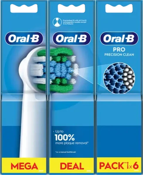 Oral-B EB20-6 Precision Clean / Náhradná hlavica / 6ks (EB20RX-6)