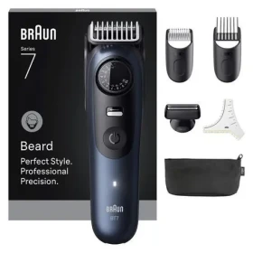 Braun Series 7 BT7520 čierno-modrá / Zastrihávač fúzov / AutoSense / 40 nastavenie dĺžky / krok 0,5 mm / vodeodolný (7500435244909)