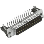 HARTING 09661626815 D-SUB kolíková lišta 90 ° Pólov: 9 spájkovaný konektor 1 ks; 09661626815