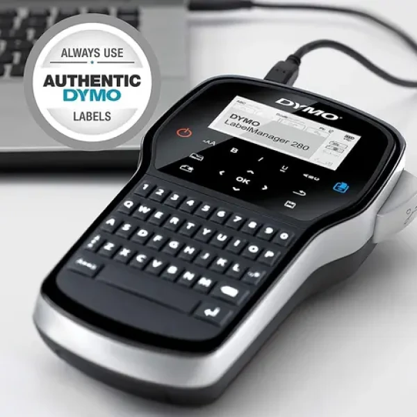 Dymo LabelManager 280 / Tlačiareň samolepiacich štítkov / D1 / 6, 9, 12 mm / QWERTY klávesnica / LCD / USB / Li- ION (S0968920)