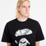 Tričko A BATHING APE Tree Edge Camo Ape Face Tee UNISEX Black/ White L