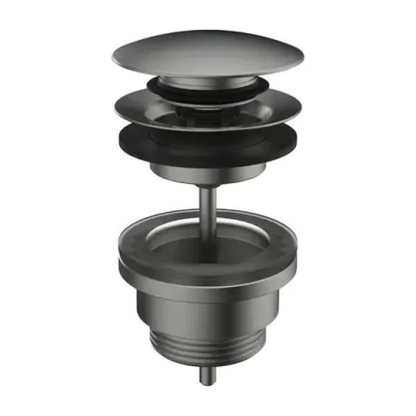 Laufen Umývadlový výpust Click-Clack kartáčovaná oceľ / Výpust / PVD Inox (H3709890901041)