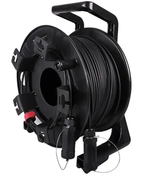 Lindy Fibre Optic Hybrid HDMI 8K60 pancierovaný 100 m / HDMI kábel / HDMI 2.1 / optický hybrid / pozlátené konektory (38533)