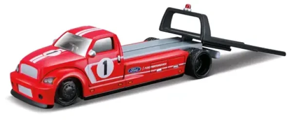 Maisto Flatbed - 2018 Ford GT Heritage Edition červená
