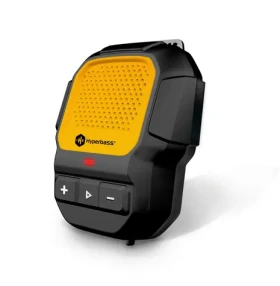 Connect IT Hyperbass ClipBEAT čierno-žltá / Bezdrôtový reproduktor s klipom / 2W / Bluetooth 5.3 / výdrž 8 h / IPX7 (HSP-1010-BK)
