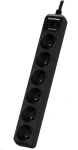 CyberPower B0620SC0-FR čierna / Prepäťová ochrana / 6 zásuviek / vypínač / 1.8 m (B0620SC0-FR)