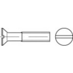 TOOLCRAFT TO-5450100 zápustné skrutky M2,5 20 mm drážka DIN 963 mosaz 200 ks; TO-5450100