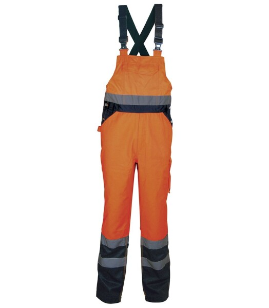 Reflexné pracovné nohavice s trakmi Cofra TUTTLE Farba: Modrá, Veľkosť: 4XL (V294_0_02_4XL)