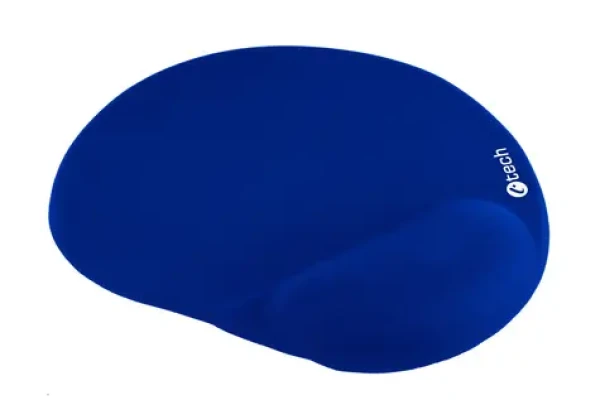 C-tech MPG-03B podložka pod myš so zápästnou opierkou z pamäťovej peny modrá (8594125010263)