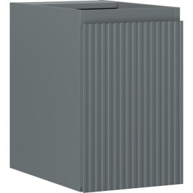 MEXEN/S - Rivel kúpeľňová skrinka pod umývadlo 30, 1 dvierka, reliéf, grafit mat 91A21-03047-1-BF66