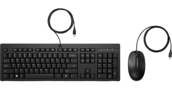 HP 225 čierna / Drôtový set klávesnice a myši / USB-A / 1200 dpi (AX2Y7AA#BCM)