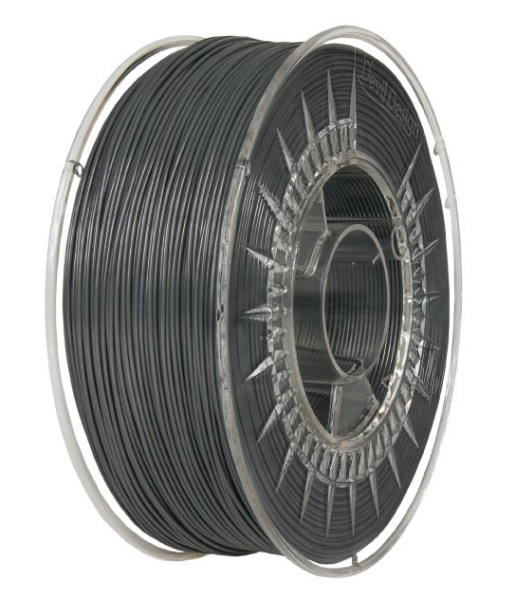 Devil Design ABS+ filament 1,75 mm tmavo sivý 0,8 kg