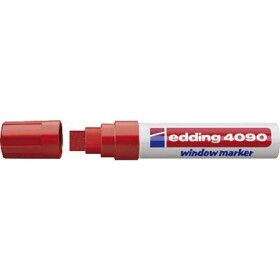 Edding 4090 4-4090002 kriedový popisovač červená 4 mm, 15 mm N/A; 4-4090002 - Edding 4090 červený