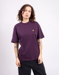 Carhartt WIP W' S/S Chase T-Shirt Cozy Purple/Gold M