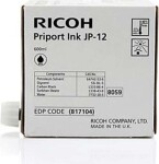 Ricoh originálny toner JP 12, black, 600ml (817104)