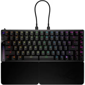 Asus ROG Falcata čierna / Bezdrôtová herná klávesnica / mechanická / ROG HFX Magnetic V2 / RGB / BT / USB-C / US (90MP043H-BKUA20)