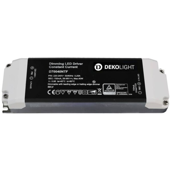Deko Light BASIC, DIM, CC LED driver konštantný prúd 40 W 0.70 A 28 - 56 V/DC; 862208