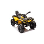 Mamido Detská elektrická štvorkolka Can-Am Outlander ATV 4x200W žltá