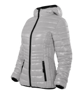 Bunda Everest strieborná sivá M