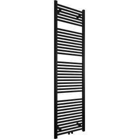 CERANO - Kúpeľňový radiátor Lincoln - stredové pripojenie 50mm/bočné - 559W - čierna matná - 1800x500 mm CER-429574