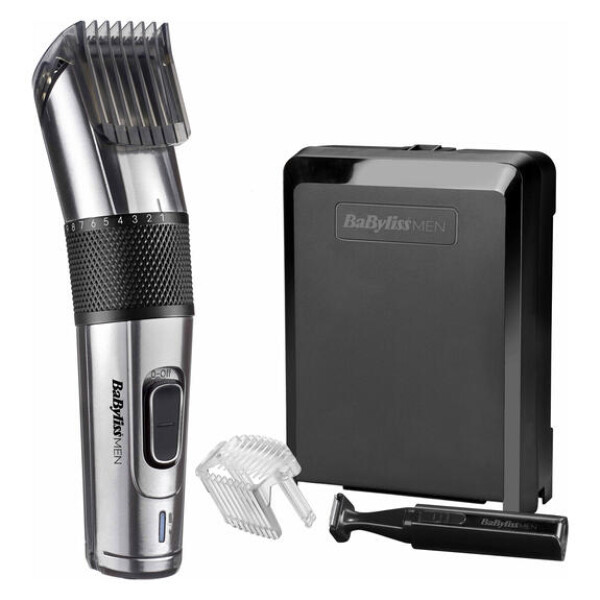 Babyliss E977E / zastrihávač vlasov / 24 nast. dĺžok / doba prevádzky 60 minút / strieborná (E977E)