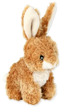 TRIXIE Plyšová hračka Králik 15 cm / Hračka pre psa / plyš / so zvukom / béžová (G14-3590)